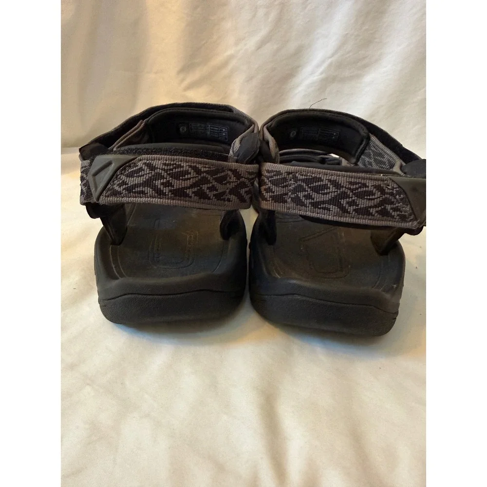 Teva Hurricane XLT2 Sport Sandals Mens 12 Black Grey Geometric 1102456